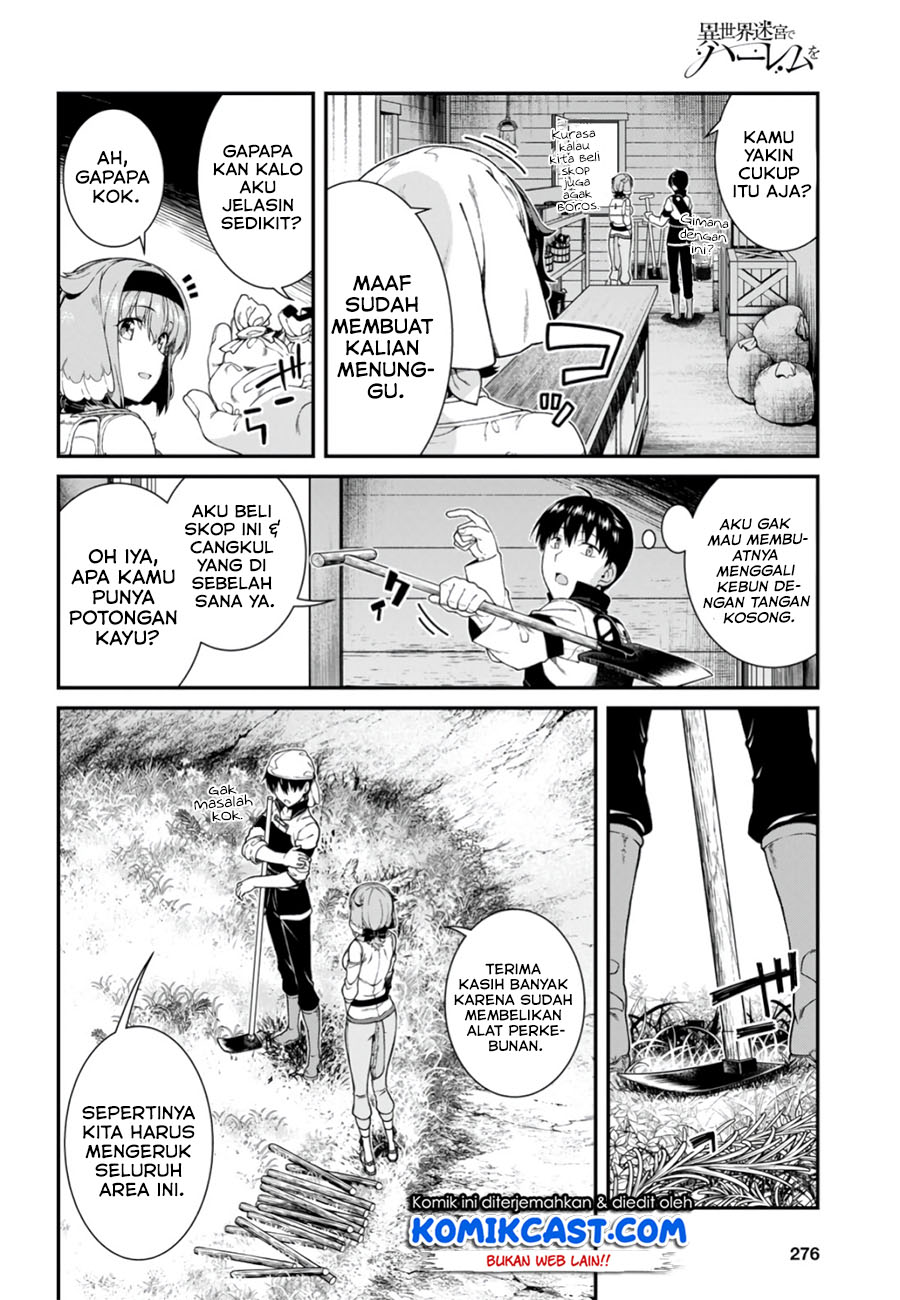 Isekai Meikyuu de Harem wo Chapter 27 Gambar 29